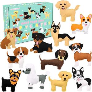 Kit de Costura Personalizable de Animales de Zoológico - Kit Creativo de Manualidades para Hacer Peluches para Niños - Product Image 2