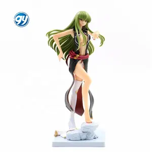 GY model baru kualitas tinggi anime Jepang pvc CODE GEASS C.C figur sucuba