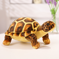 Peluche Animale Marine Tortue Verte Réaliste Tortue Marine Brune Cadeau Promotionnel Jouet en Peluche Vente en Gros Usine de Jouets en Peluche