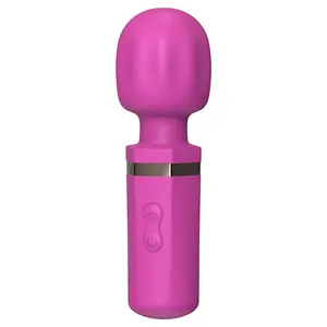 JINKE rechargeable purple color power vibration small size mini av wand massager