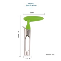 Snelle handmatige roestvrijstalen appel- en perenontpitter, fruit snijder, keuken gadget, verstelbare pitverwijderaar