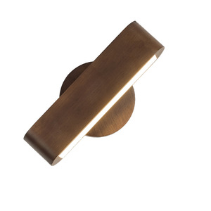 Lampe murale LED en bois rotative, lampe de chevet moderne pour couloir et chambre à coucher - Product Image 5