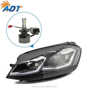 Carcasa para Faros Delanteros de Coche para Golf 7 MK7.5 2017-2018, Lentes LED DRL, Doble Haz, Bi-Xenón HID, Accesorios - Product Image 3