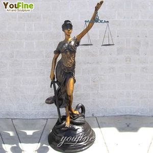 Famosa estatua de bronce de tamaño personalizado Casting Justice Libra - Product Image 6