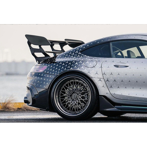 Aile de becquet de coffre en Fiber de carbone sec série noire pour Mercedes <span class=keywords><strong>AMG</strong></span> <span class=keywords><strong>GT</strong></span> GTC GTS GTR sans lumière - Product Image 2