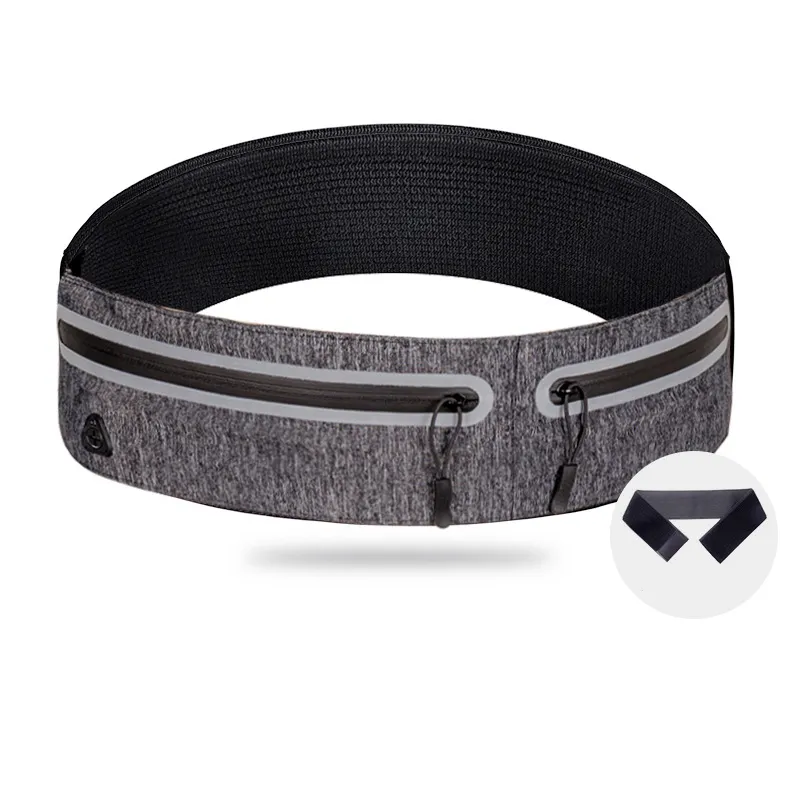 Men Women jogging city bag OEM Adjustable Elastic Waist Pack New Slim 2022 hot sale pink designer bum custom running belt
