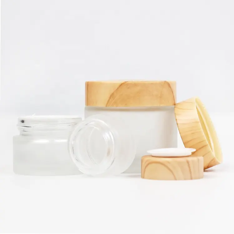 Plástico Pet Material Cosméticos Embalagem 250ml 500ml Cosmetic Ointment Body Milk Container Com log Lid Latas