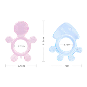 Top Ontwerpen Leuke Licht Veilig Food Grade Bpa Gratis Schildpad Baby Silicon Bijtringen Speelgoed Siliconen Bijtring - Product Image 4