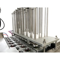 Ligne de production linéaire automatique pour le scellage des gobelets à eau, les boissons, le miel, l'eau minérale, la fabrication de gobelets, l'équipement d'emballage