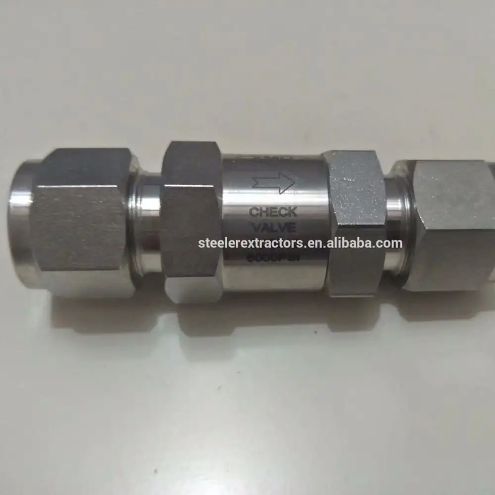 Прибор высокого давления SS 6000, 304 psi, пружинная нагрузка NPT, Женский компрессионный обратный клапан