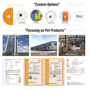 Yeni pet ürünleri toptan sert oxford baskılı büyük kuyruk sevimli kunduz dolması gıcırtılı köpek çiğneme oyuncakları - Product Image 4