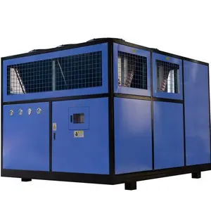 Anti-Corrosion Shell Tube Water Chiller 40 Ton Air Cooled Chiller Remote Control Industrial Chiller