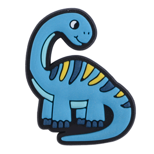 Breloques de chaussures dinosaures mignonnes en gros, décorations en PVC souple pour sabots, accessoires pour sandales d'enfants, cadeaux de fête - Product Image 5