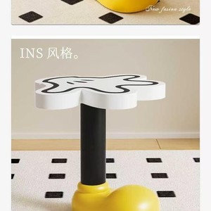 Table basse en bambou Mickey Mouse, mobile, pour salon, compagnon de canapé, décoration créative pour la maison, design contemporain - Product Image 4