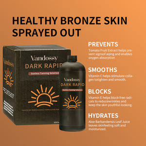 Solución de bronceado en aerosol Premium Fórmula de bronceado sin sol profesional <span class=keywords><strong>para</strong></span> bronce natural Sin rayas Secado rápido de larga duración - Product Image 4