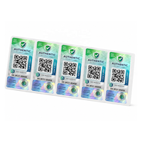 Etiqueta de Seguridad Personalizada para Protección de Marca con Código QR, Holograma y Evidencia de Manipulación VOID