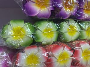 Mousse Artificielle Plumeria <span class=keywords><strong>Rubra</strong></span> Têtes De Fleurs De Frangipanier Fleurs De Décoration De Mariage - Product Image 6