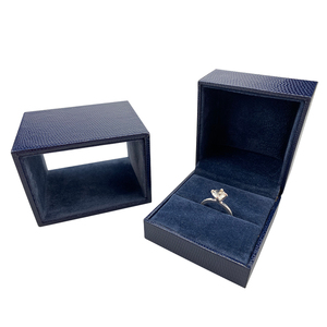 High Quality Custom Logo Luxury Jewelry Organizer Jewelry Drawer Box Packaging Gift Leather Pu Crocodile Leather Jewelry Boxes
