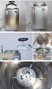 Stérilisateur alimentaire en <span class=keywords><strong>autoclave</strong></span> entièrement automatique 35L-200L Pot de désinfection à la vapeur pour milieu de culture en laboratoire 50L 75L 100L 150L Tailles - Product Image 5