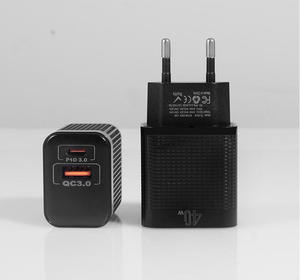 อะแดปเตอร์ชาร์จไฟ PD16 40W USB C ชาร์จเร็ว 2 พอร์ต หัวปลั๊ก EU US สำหรับเดินทาง รองรับ QC4.0 + PD 3.0 ชาร์จเร็ว ปลั๊ก EU US 2A สำหรับนาฬิกา - Product Image 5