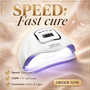 Lampe à LED pour ongles SUN X5 Max 150W haute puissance, 45 LED, sécheuse à LED professionnelle pour <span class=keywords><strong>vernis</strong></span> gel, séchage rapide - Product Image 1