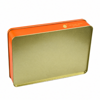 Grande boîte rectangulaire en fer blanc vide pour gâteaux de lune, biscuits, toffees, bonbons, emballage alimentaire et cadeaux, Marque Guangdong LB
