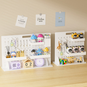 <b>Desktop</b> Pegboard Storage Rack Rectangle Multipurpose <b>Standing</b> Type Office Organizer - Product Image 4