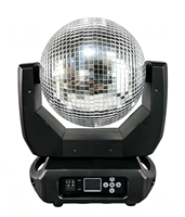 Projecteur de scène à tête mobile type boule disco avec miroir rotatif pour DJ, soirées, bars, boîtes de nuit et événements