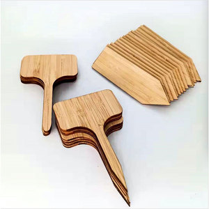 Étiquettes de plantes en bambou de formes variées pour semis, herbes, fleurs <span class=keywords><strong>et</strong></span> légumes en pot – Fournitures de jardin - Product Image 2