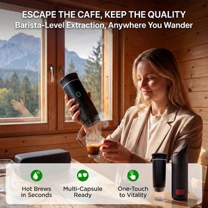 Portable <b>Capsule</b> <b>Coffee</b> <b>Machine</b> Electric USB/Battery Powered Brew System for Camping Car Hotel & Household Use - Product Image 3