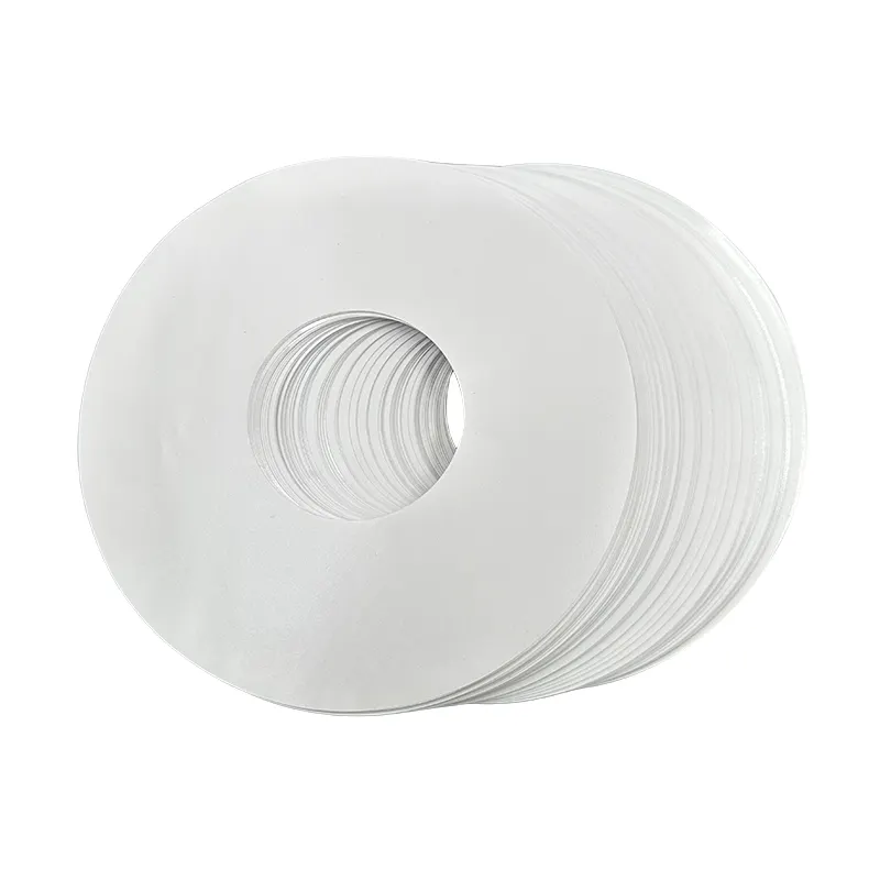 custom size NFF23-QFP glassine paper round and square white silicone release paper anti-stick isolation film