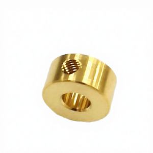 Servicios de Mecanizado CNC de Precisión en Latón para Equipos Industriales, Tuerca de Seguridad para Mecanizado de Acero Inoxidable, Torneado y Taladrado - Product Image 1