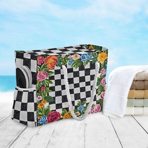 Sac de plage et de piscine imperméable extra large pour femme avec logo personnalisé Hawaiian Life, fermeture éclair - Product Image 5