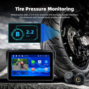 Pantalla de Navegación para Motocicleta de 7 Pulgadas, Impermeable, Extraíble, Portátil, Inalámbrica, con CarPlay, Android Auto, Bluetooth, TPM - Product Image 5