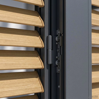 Pérgola Bioclimática Moderna de Aluminio de Lujo con Techo de Láminas Deslizantes, Impermeable, Resistente a la Intemperie, Ecológica, con Estructura con Recubrimiento en Polvo