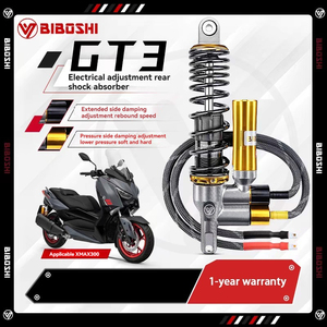 BIBOSHIGTS3 Alüminyum Alaşımlı Elektrikli Ayarlanabilir Amortisör 335/360mm Montaj Deliği Aralığı Yamaha XMAX300-Yeni Yüksek Kalite - Product Image 2
