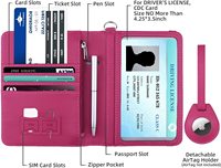 Pochette d'affaires personnalisée en PU, porte-cartes d'identité, de crédit et de passeport, étui portefeuille à fermeture élastique, imprimé sérigraphié 5