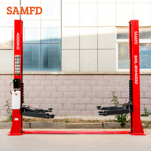 Elevador de Autos de Grado Comercial SAMFD, 4 Toneladas, Dos Postes, Cilindro Hidráulico Doble, Sistema de Equilibrio con Cable de Acero, 220V 380V - Product Image 5