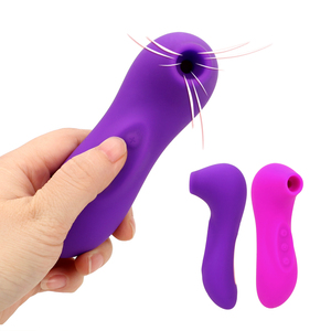Vibratore Succhia Clitoride con Lingua Vibrante, Stimolatore per Clitoride e Vagina, Succhiatore per Capezzoli, Giocattolo Sessuale per Sesso Orale - Product Image 1