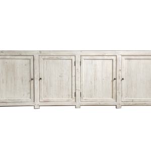 ตู้เก็บของสไตล์วินเทจ 4 ประตู ทำจากไม้รีไซเคิล ขายตรงจากโรงงาน - Product Image 5