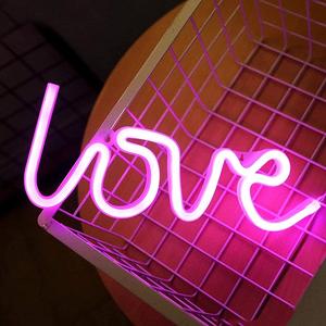 Personalizable impermeable <span class=keywords><strong>Luz</strong></span> neón <span class=keywords><strong>luz</strong></span> amor acrílico neón signo bienvenida carta boda Led signos para puerta delantera - Product Image 5