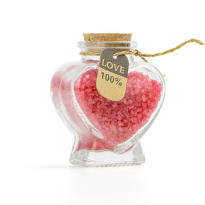 <span class=keywords><strong>Sal</strong></span> <span class=keywords><strong>de</strong></span> Baño <span class=keywords><strong>de</strong></span> Cristal con Fragancia a Mar, Color Puro, en Botella, Estilo Corazón y Estrella, con Flores Secas, Disponible en Stock - Product Image 4