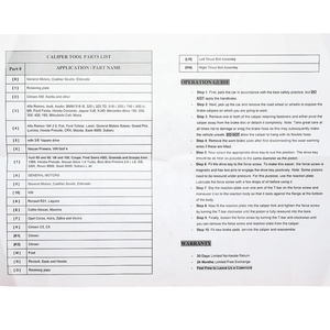 <span class=keywords><strong>Kit</strong></span> d'outils à main pour disque <span class=keywords><strong>de</strong></span> <span class=keywords><strong>frein</strong></span> Piston étrier Pad Compression Car Wind Back - Product Image 6