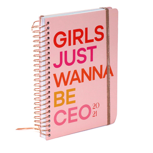 Cuaderno de impresión personalizado, papel de aluminio de oro rosa, anillo de alambre espiral, diario de cubierta dura, planificador diario semanal mensual para <span class=keywords><strong>2022</strong></span> - Product Image 3