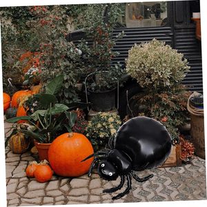 Halloween Black Spider Foil Balloon Cartoon Shape Metallic Party Decoration for Adults - Product Image 3