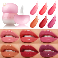 Échantillon gratuit de brillant à l'huile pour les lèvres hydratant OEM de logo personnalisé brillant à lèvres de marque privée brillant à lèvres repulpant longue durée maquillage teinte pour les lèvres végétalien