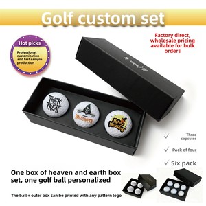 Juego de 3 Pelotas de Golf con 300 Hoyos en Caja Metálica, Disponible en Paquetes de Tres/<span class=keywords><strong>Cuatro</strong></span>/Seis, Personalizable con Diseños - Product Image 6