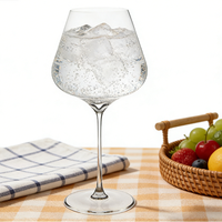 Verre à vin CRYSTAL 730 ml, fournisseur de gobelets transparents de luxe, style moderne, verres à vin pour la maison, restaurant haut de gamme