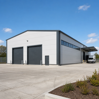 Structure en acier pour entrepôt logistique, charpente métallique pour entrepôt frigorifique et centre de distribution