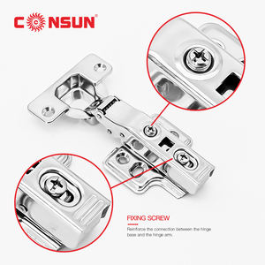 Consun Groothandel 35mm RVS Verborgen Clip-on Soft Close Scharnieren Meubels Keuken Kastdeur Scharnieren - Product Image 3